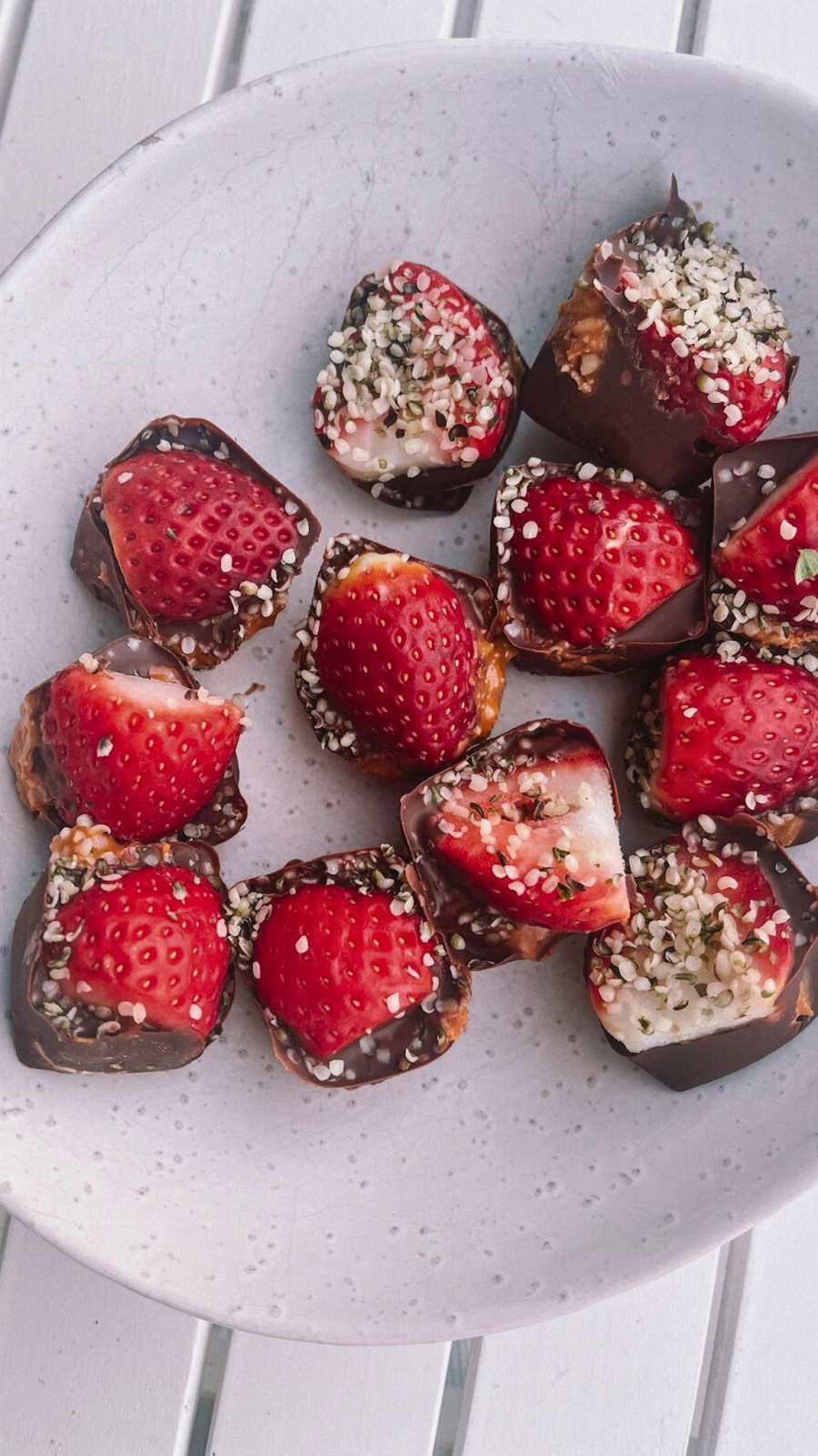 Chocolate Strawberry Banana Bites