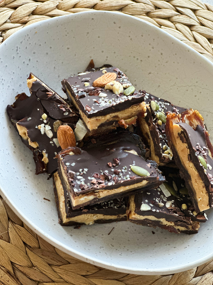 Healthy Snickers Slice!