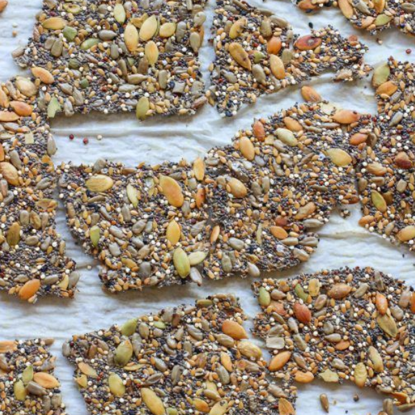 Easy + Delicious Seed Crackers!