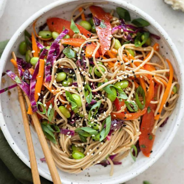 Delicious Fertility Boosting Soba Noodle Salad!