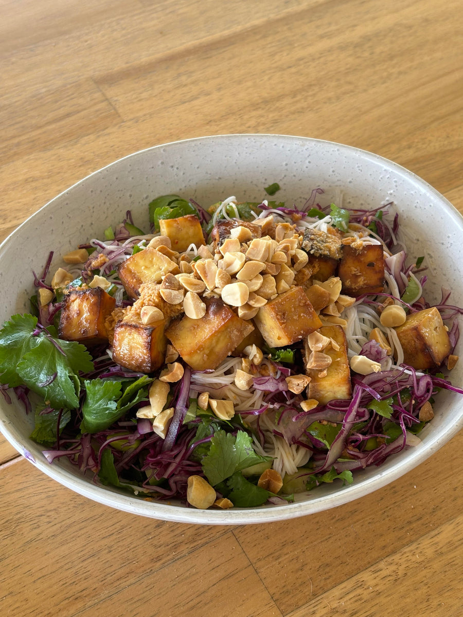 Satay Noodle Salad Jars - GF, DF, V