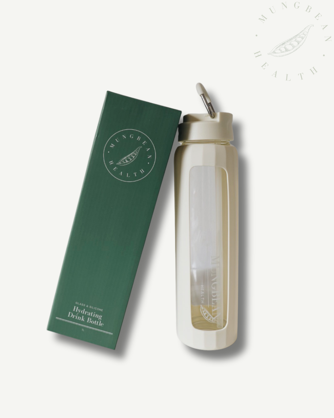 Hydrating Drink Bottle (Cream) – 1L