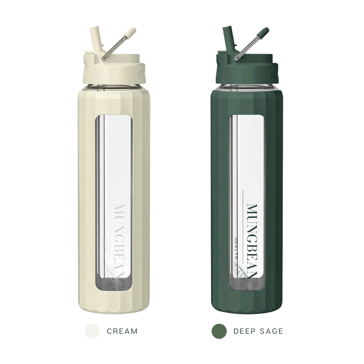 Hydrating Drink Bottle (Cream) – 1L