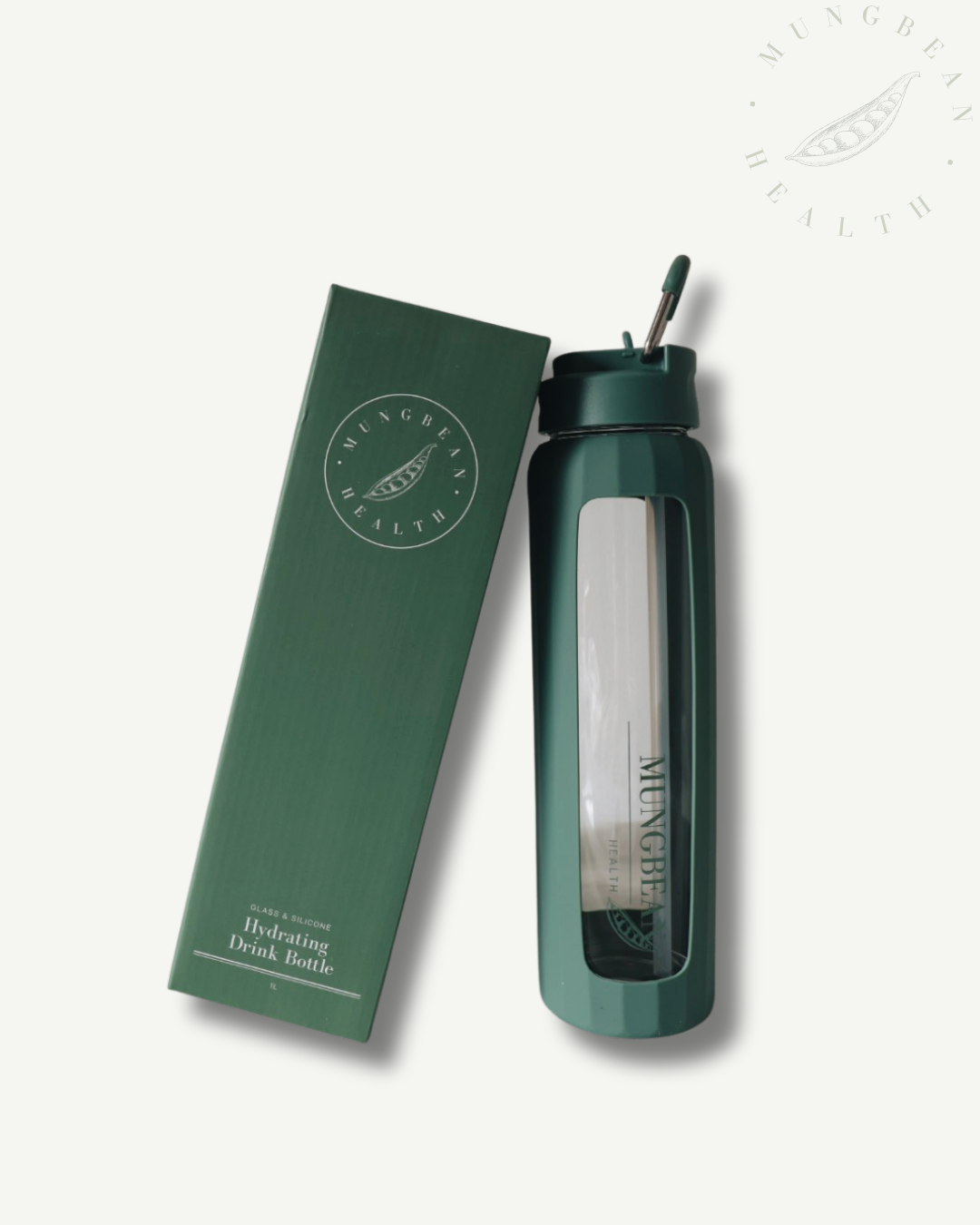 Hydrating Drink Bottle (Deep Sage) – 1L