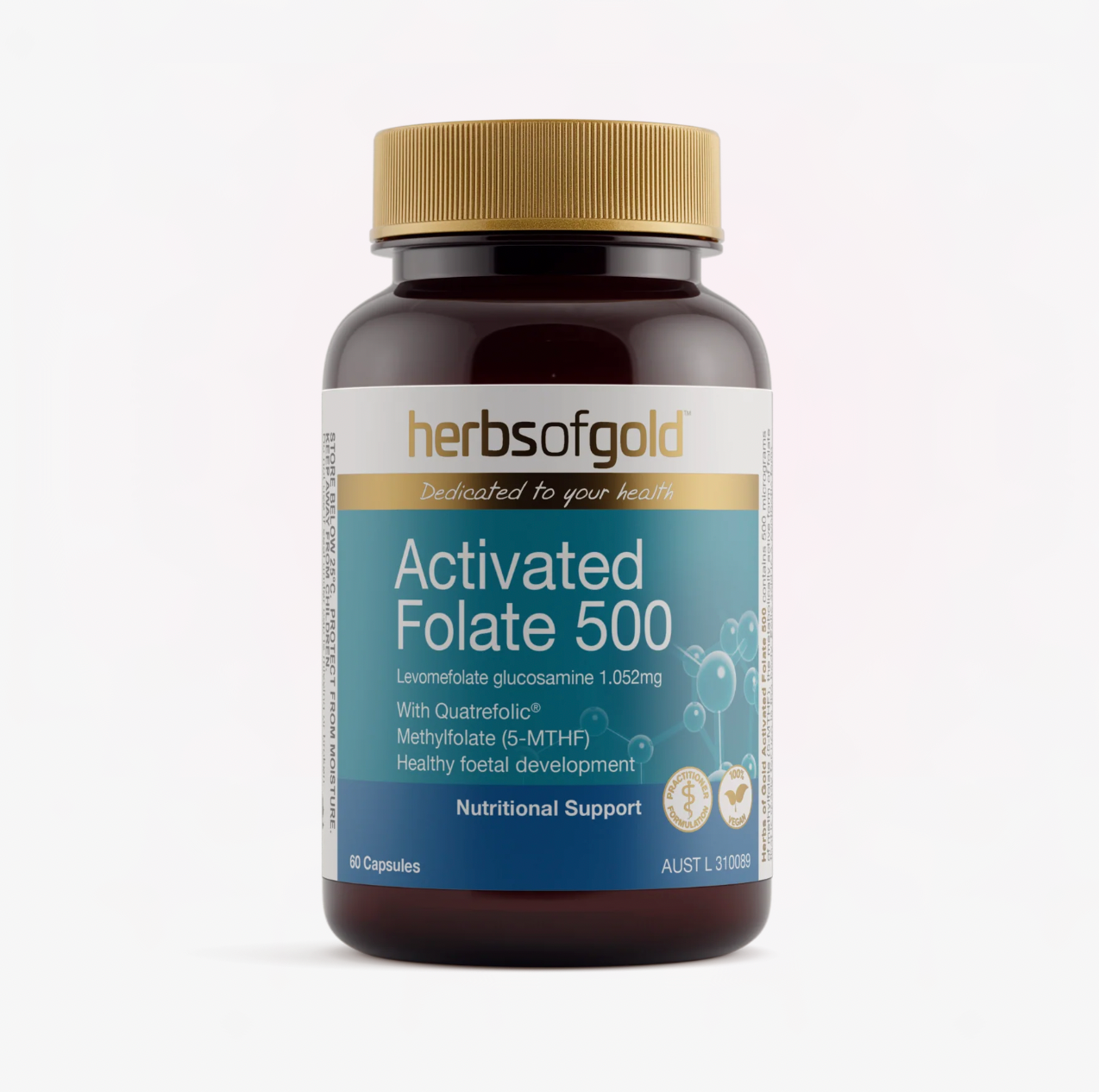 Herbs of Gold Activated Folate 500