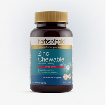 Herbs of Gold Zinc 60 Chewable