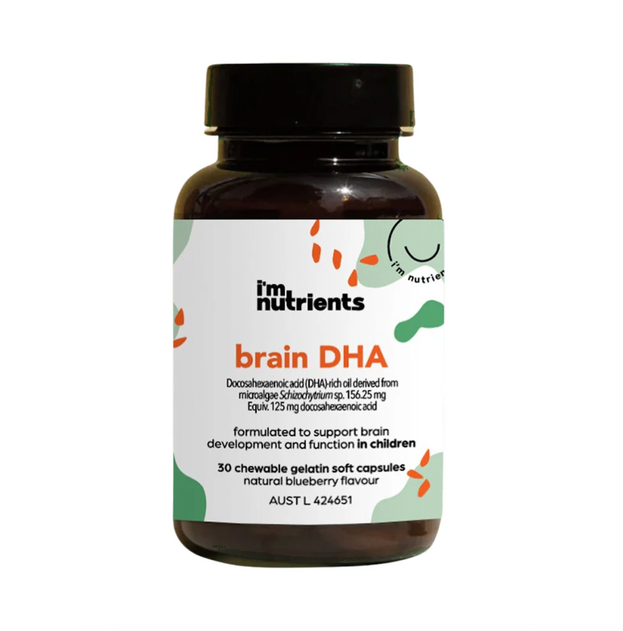 I'm Nutrients Brain DHA Chewable (Blueberry) 60