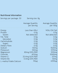 hydramama lemonade hydration drink nutritional information